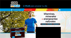 Desktop Screenshot of 102plus.com.ar